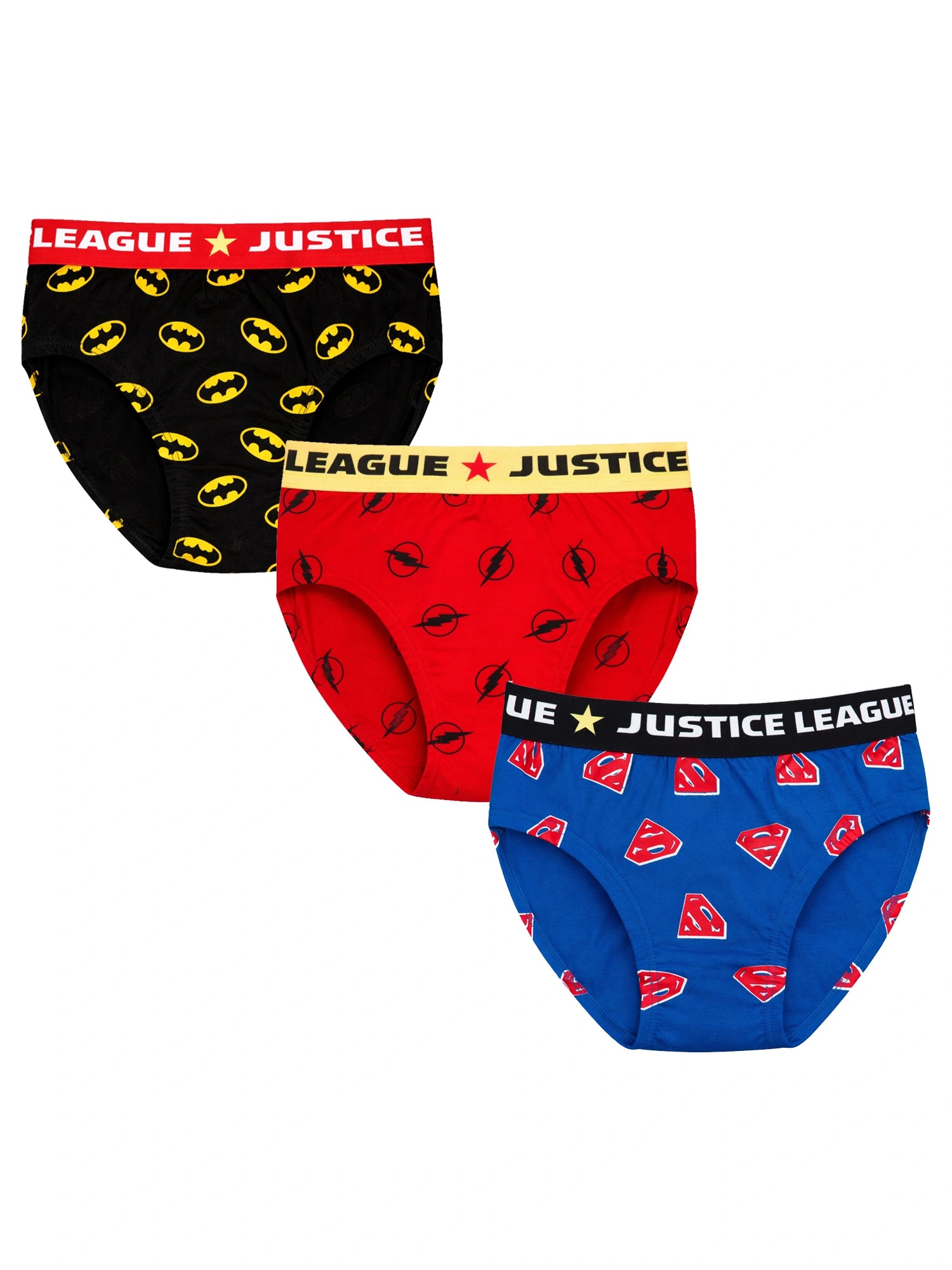 Boys 100% Cotton Brief with Top Elastic for Everyday Innerwear Comfort and Regular Daily Use - Pack of 3