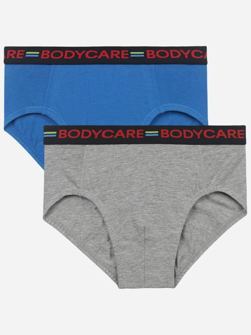 Boys Cotton Spandex Innerwear Briefs with Top Elastic, Soft Breathable Fabric and Stretchable Waistband - Pack of 2