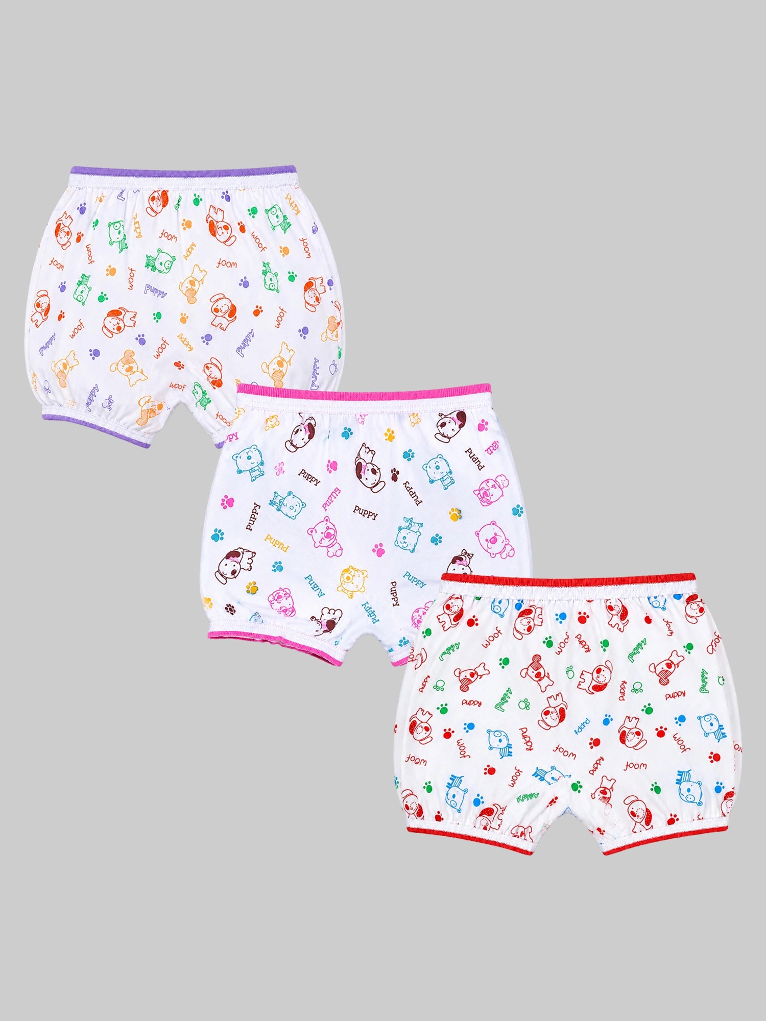 Bodycare Unisex Bloomer with Top Elastic Waist – Pack of 3