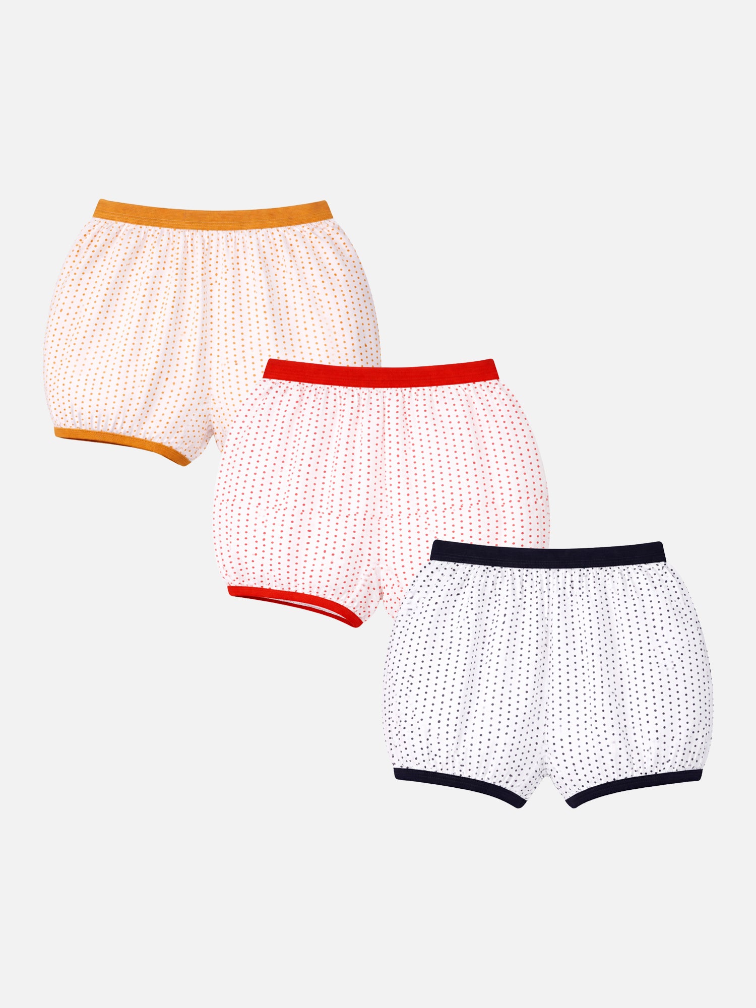 Bodycare Unisex 100% Cotton Bloomer with Top Elastic – Short Length, Pack of 3