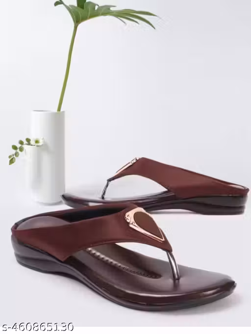 H_F Unique Women Stylish Latest Fashion Flats Sandals-Slipper Wedge For Ladies Women Girls Women Sandals | Casual & Formal Sandals stylish pair of flats sandals or slipper wedges for women. These types of sandals