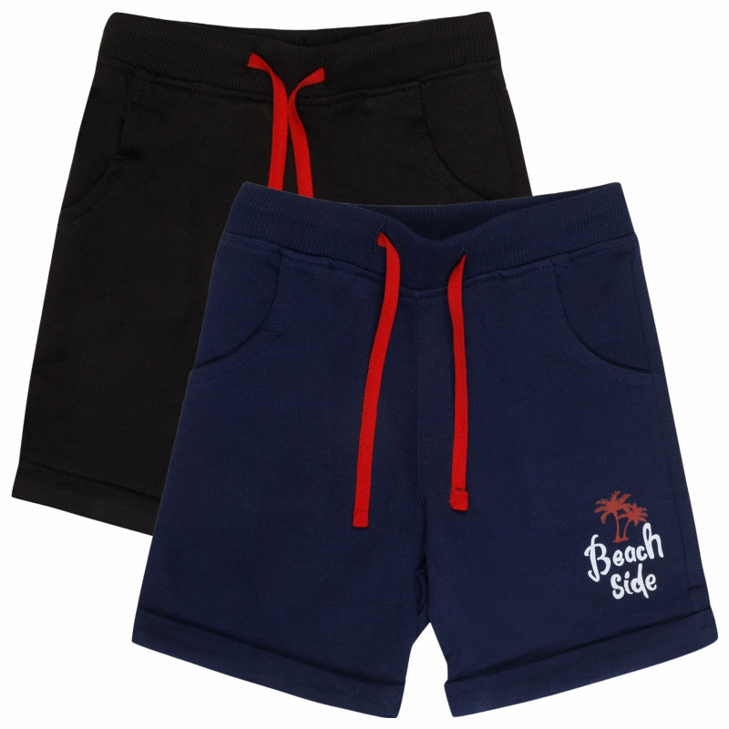 Body Care Boys Solid Shorts – Soft Fabric Casual & Lounge Wear Pack of 2