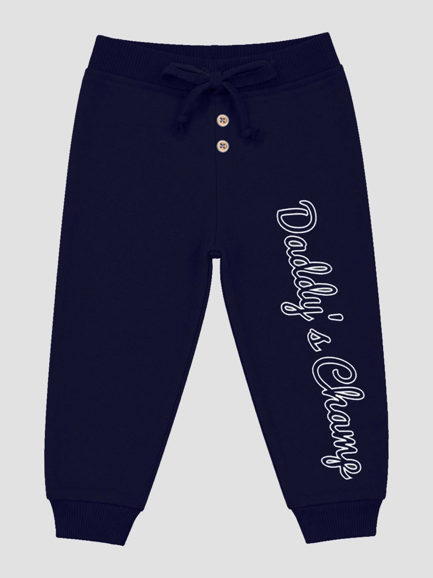 Body Care Baby Boys 100% Cotton French Terry Track Pant – Solid Long Length Casual Wear