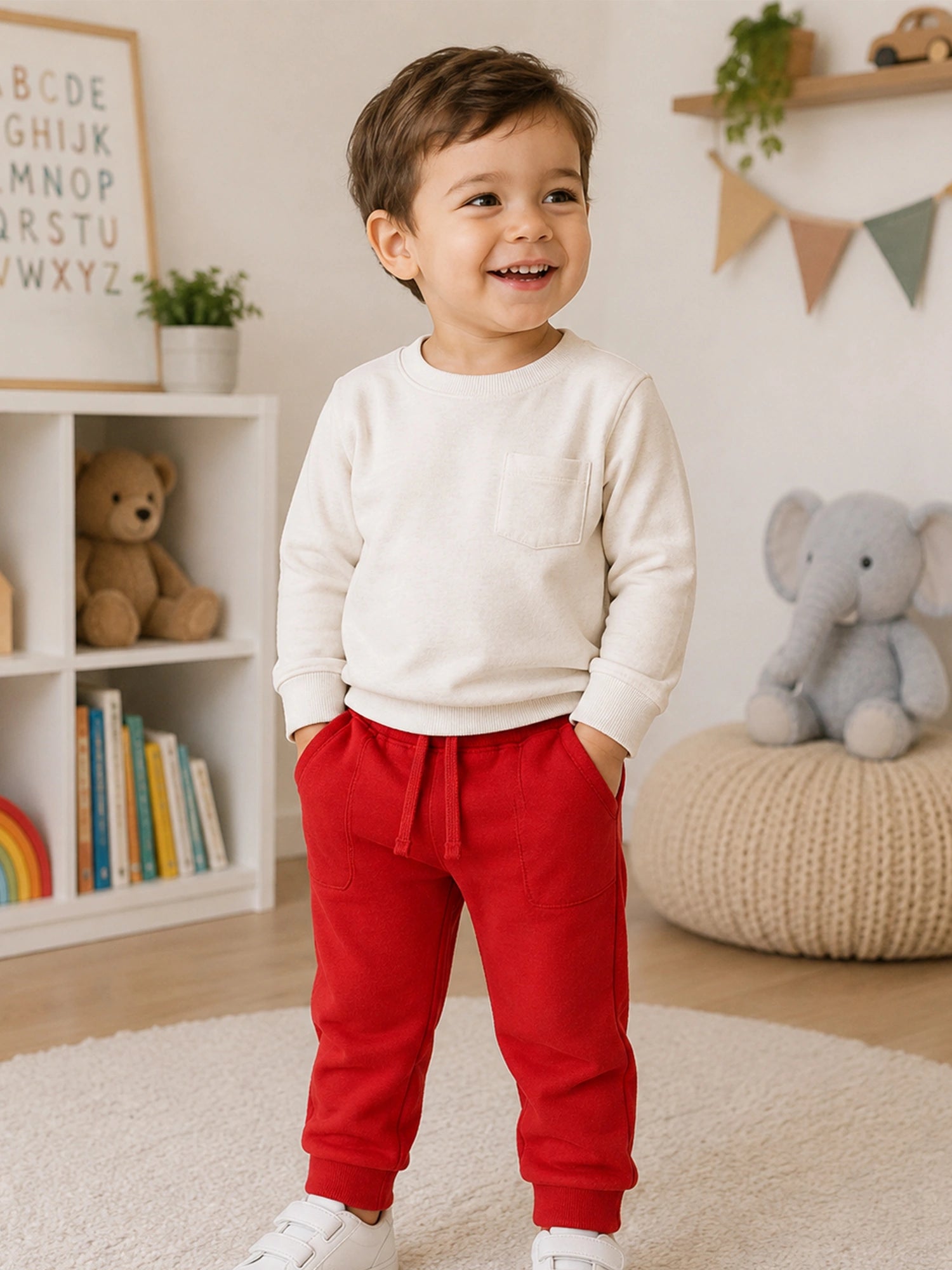 Body Care Baby Boys Interlock Cotton Track Pant – Regular Fit Casual Wear
