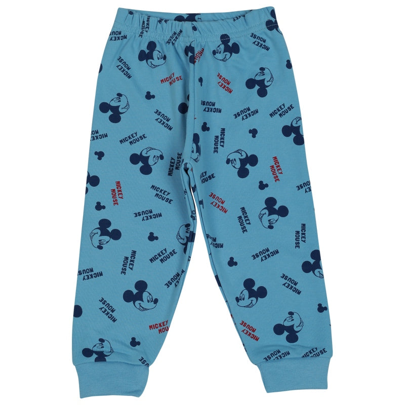 Body Care Baby Boys Mickey & Friends Interlock Track Pant – All Over Print