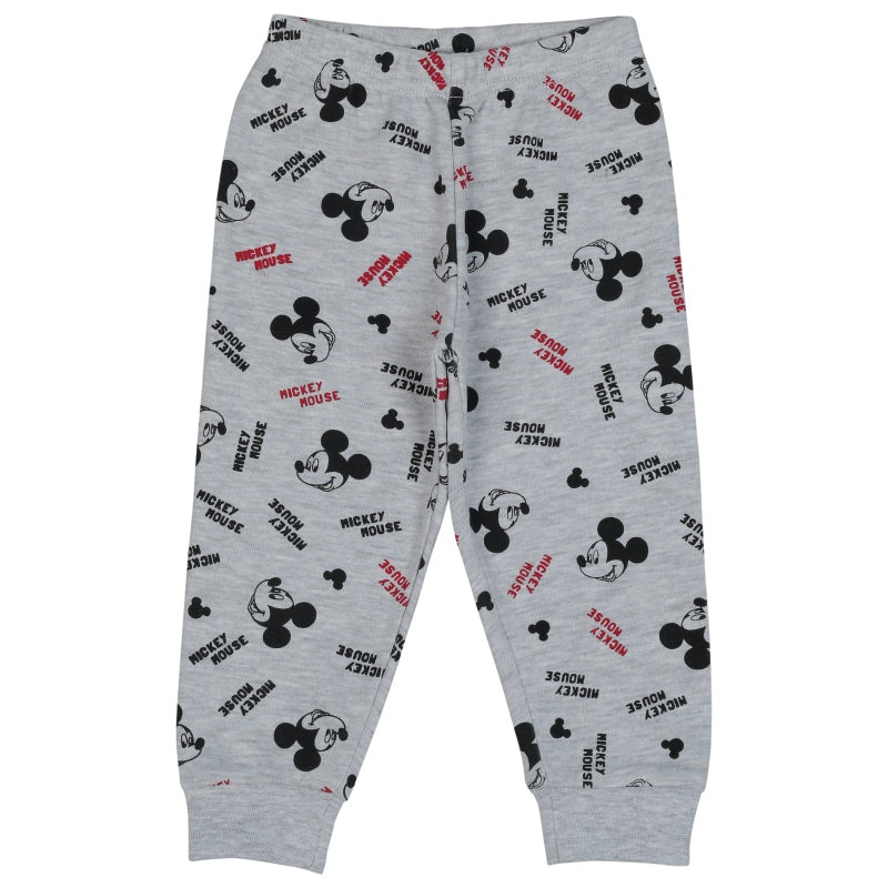 Body Care Baby Boys Mickey & Friends Interlock Track Pant – All Over Print