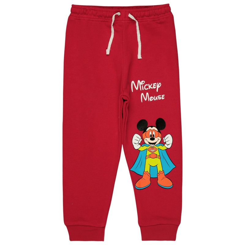Body Care Baby Boys Mickey & Friends Printed Track Pant – Placement Print Casual Wear