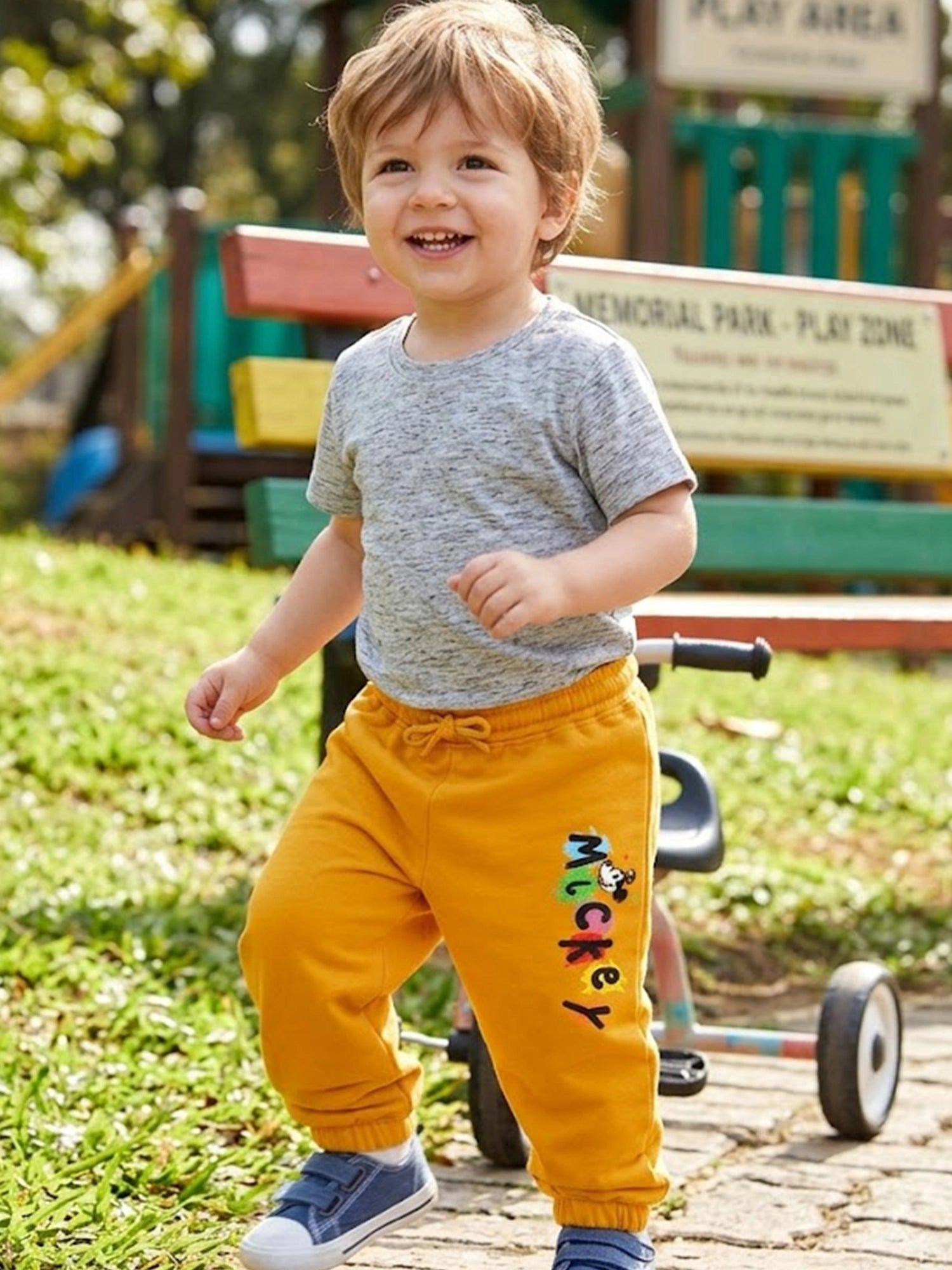 Body Care Baby Boys Interlock Track Pant Joggers – Moisture Absorbing Casual Wear Pack of 1