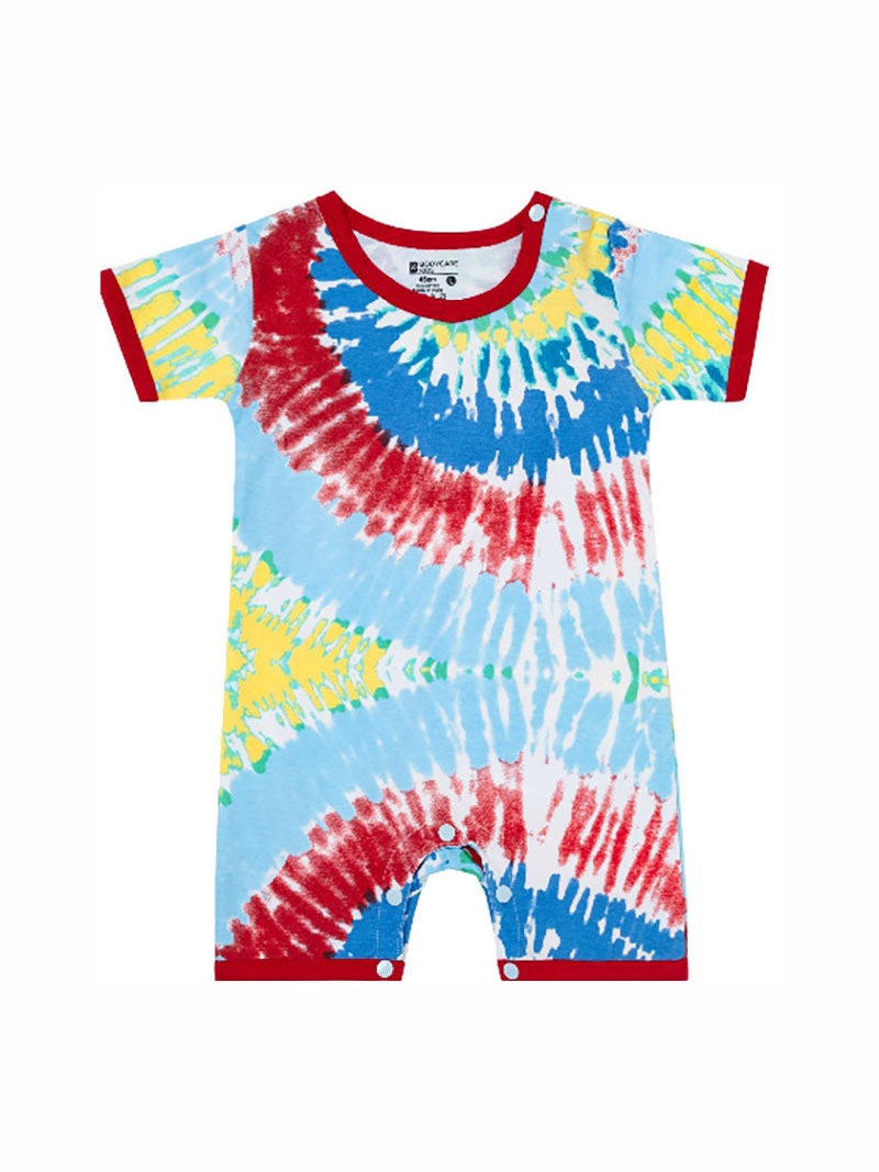 Body Care Baby Boys 100% Cotton Half Sleeve Romper – Solid Round Neck