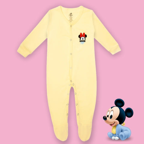 Body Care Unisex Baby 100% Cotton Full Sleeve Front Open Romper – Easy Dressing