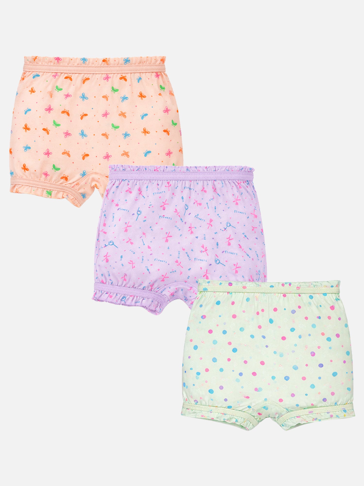 Bodycare Unisex 100% Cotton Bloomer Innerwear Bottom for Everyday Comfort, Easy Wear and Smooth Movement - Pack of 3