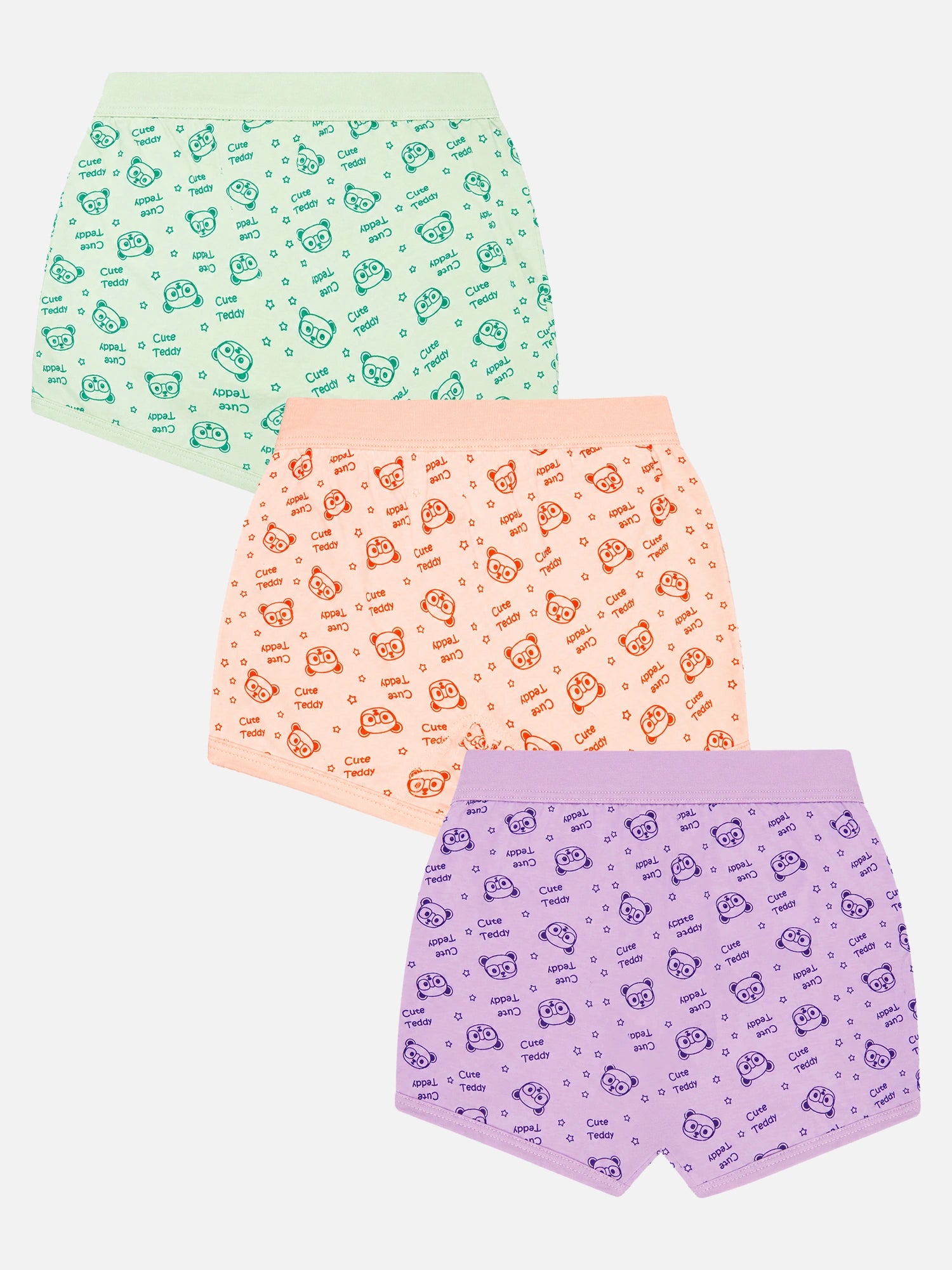 Bodycare Unisex 100% Cotton Bloomer with Lycra Band for Everyday Innerwear Comfort and Baby Essentials - Pack of 3