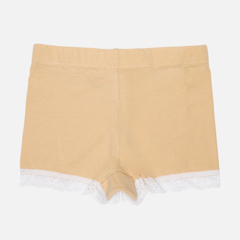 Bodycare Girls Cotton Spandex Boyshorts with Inner Elastic Waistband and Stretch Comfort for Everyday Innerwear - Pack of 2