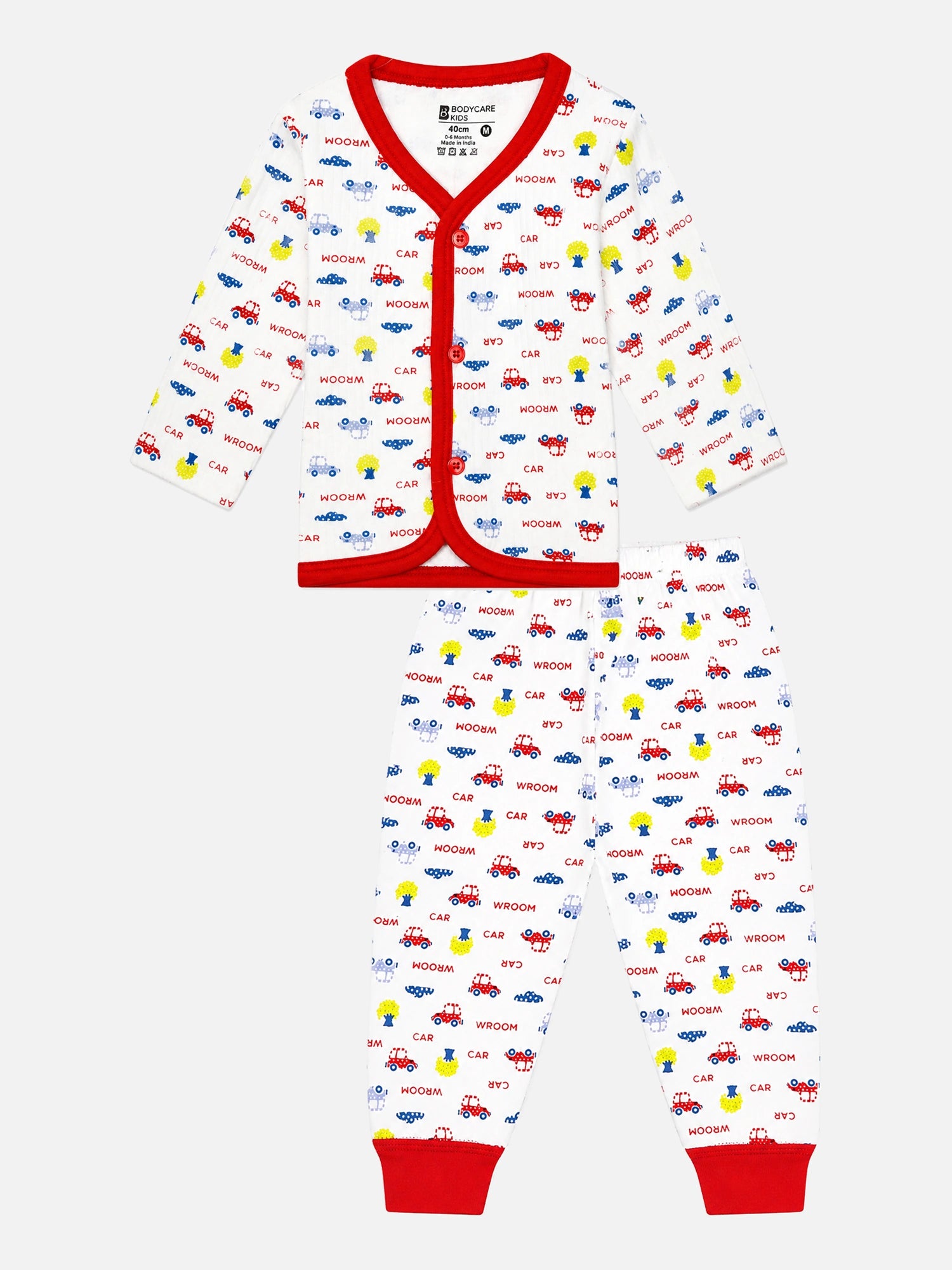 Bodycare Unisex Front Open Baby Thermal Suit with Full Sleeves – Winter Wear