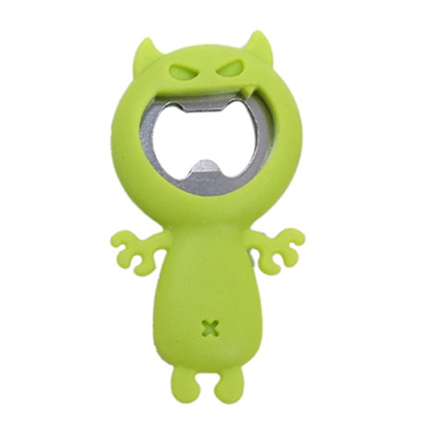 Green Cute Cartoon Style Bottle Opener- KIT17116GR