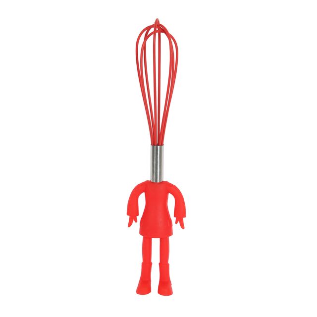Red Shade Plastic Batter Whisker