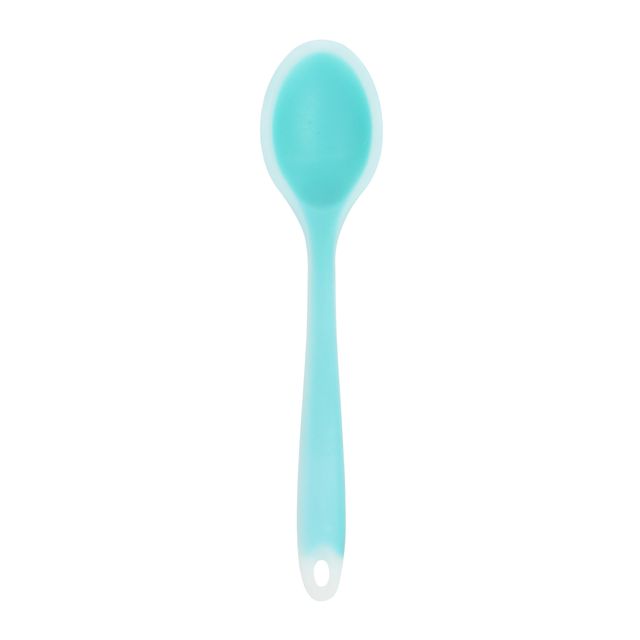 Blue Silicone Made Ladle Spoon