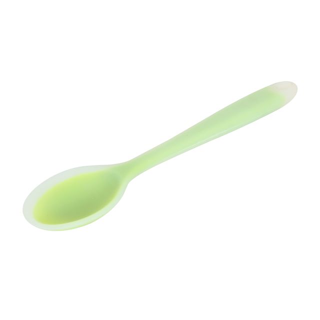 Green Silicone Made Ladle Spoon