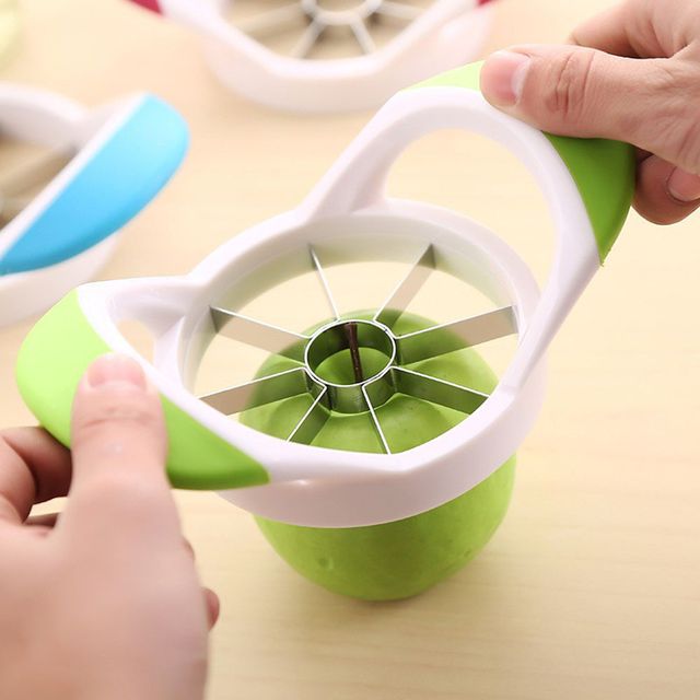 Stainless Steel Blades Apple Cutter - Blue