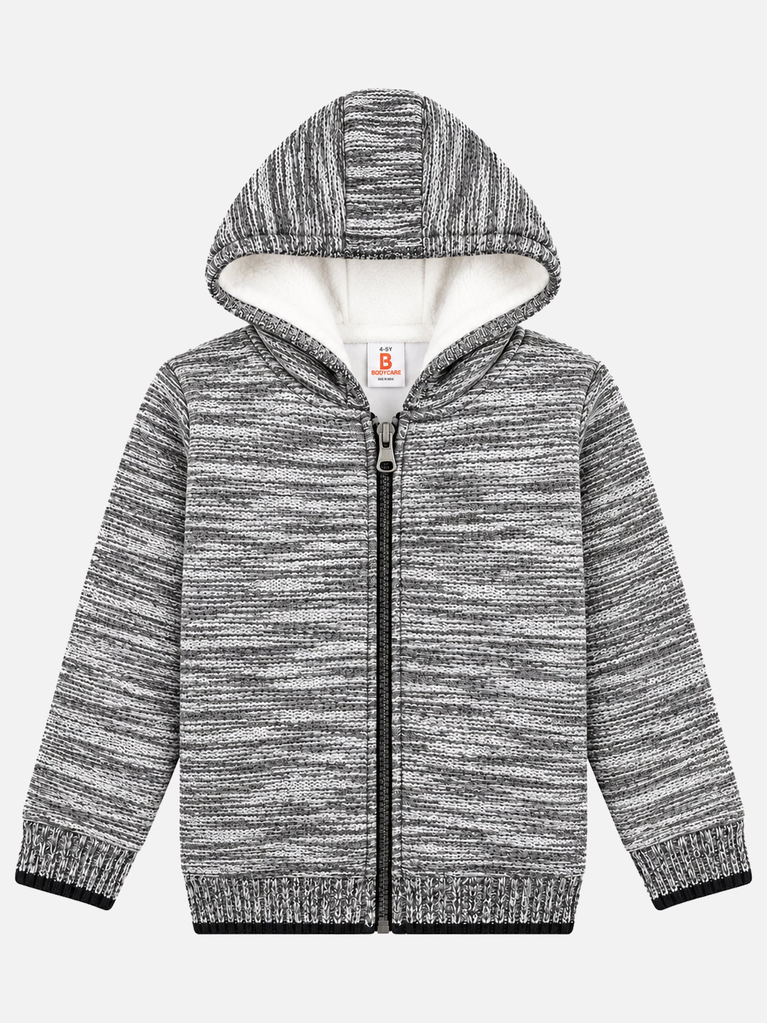 Bodycare Boys Polyester Blend Hooded Full Sleeves Sweater with Comfortable Winter Wear Styling and Regular Use