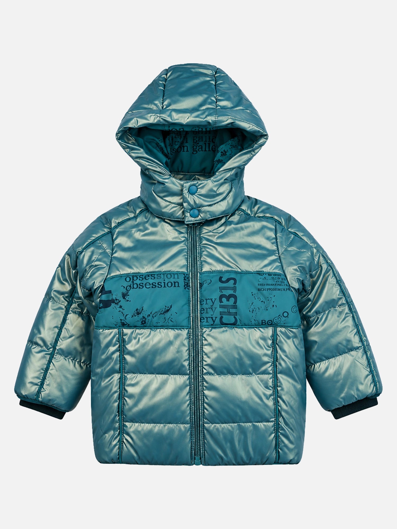 Bodycare Baby Boys Polyester Quilted Hooded Jacket with Full Sleeves, Standard Length and Comfortable Winter Outerwear