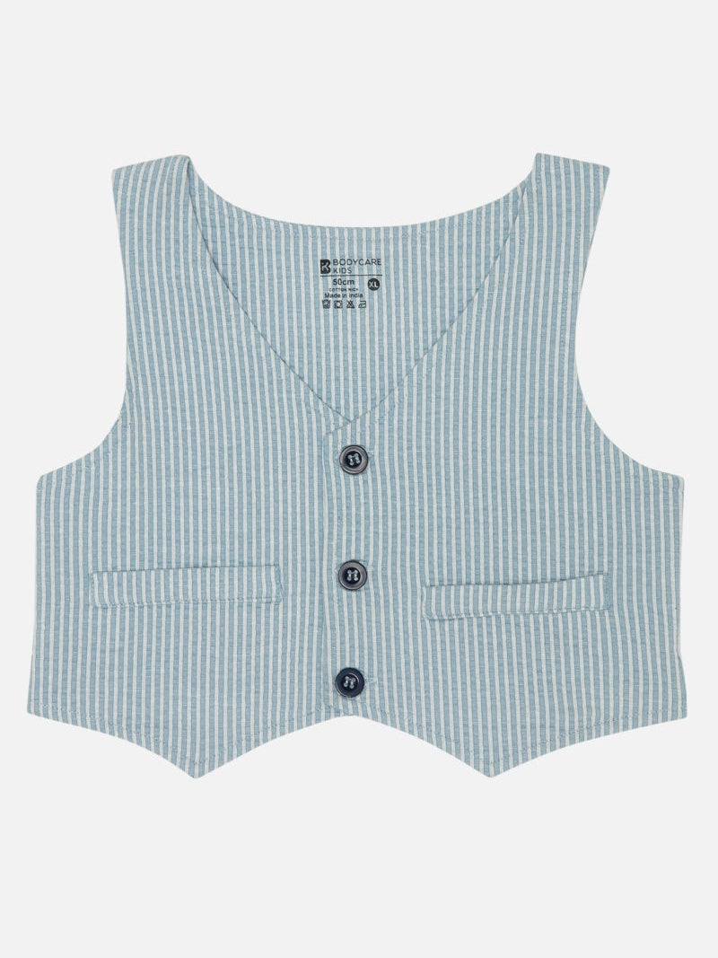 Bodycare Baby Boys Round Neck Sleeveless Jacket for Winter Outerwear, Warm Cold-Weather Comfort and Stylish Layering