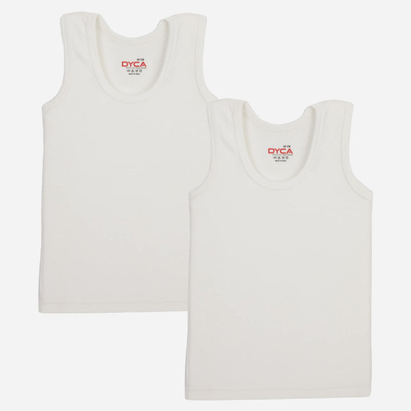 Bodycare Unisex Round Neck Sleeveless Thermal Top for Warm Innerwear Comfort, Easy Winter Layering and Regular Use - Pack of 2