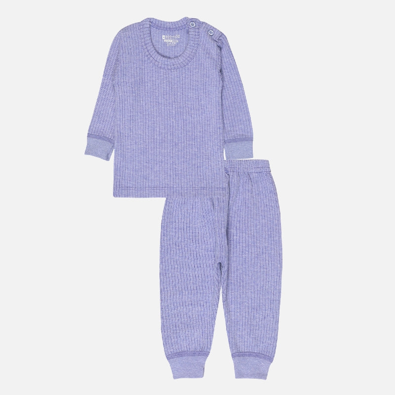 Bodycare Baby Care Unisex Antibacterial Round Neck Full Sleeve Thermal Set for Winter Innerwear Comfort and Regular Use - Pack of 1