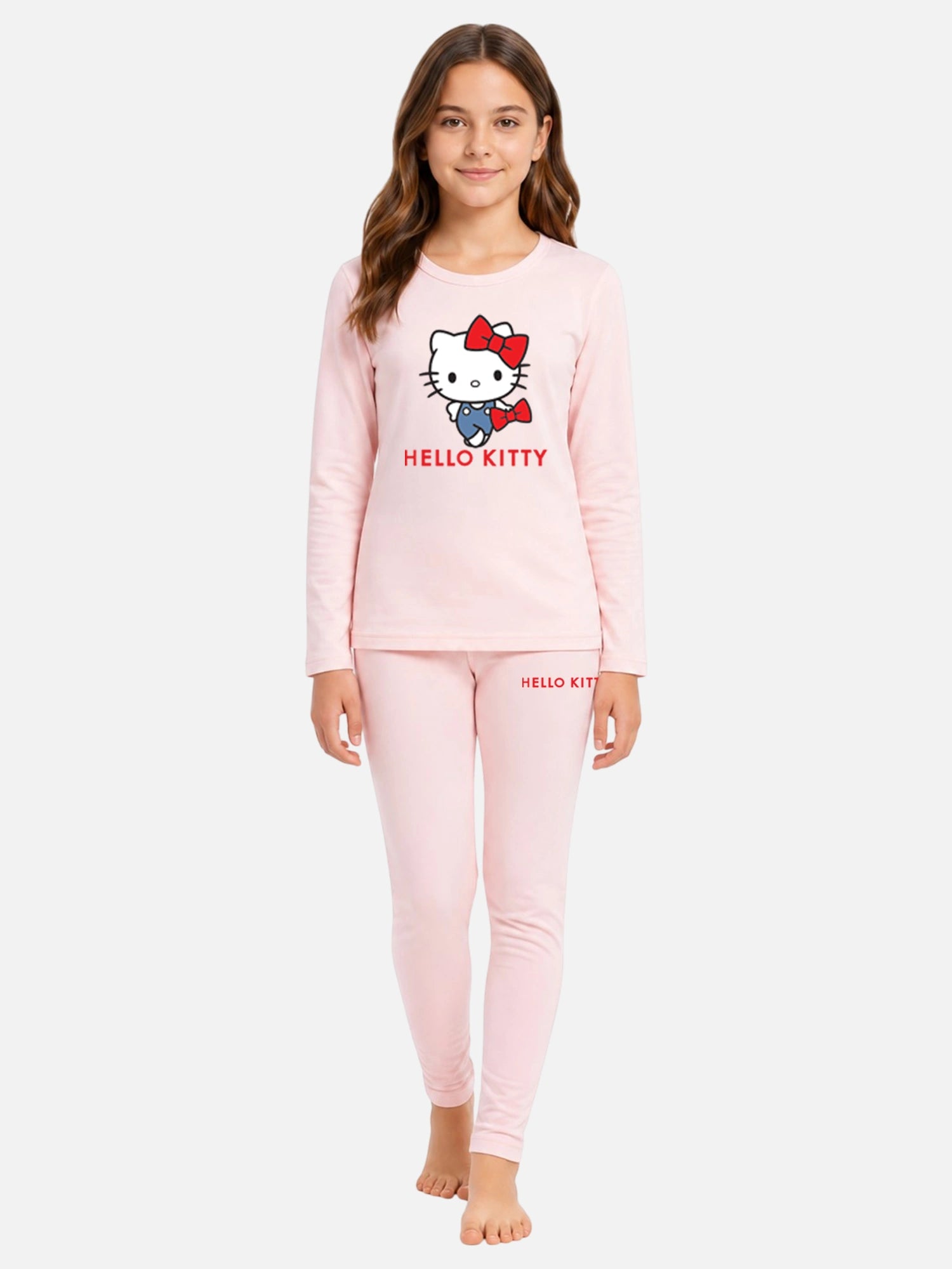 Baby Care Girls Round Neck Full Sleeves Thermal Set for Winter Layering, Cold-Weather Comfort and Everyday Warm Innerwear - Pack of 1