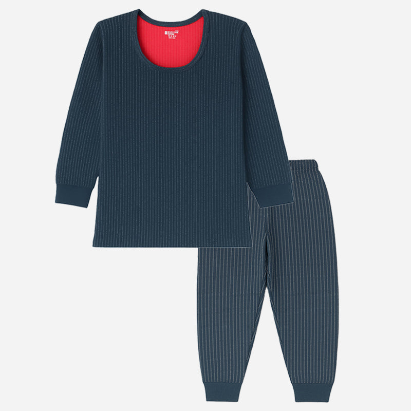 Baby Care Unisex Antibacterial Thermal Set with Round Neck Full Sleeves for Winter Wear and Cold Weather Comfort - Pack of 1
