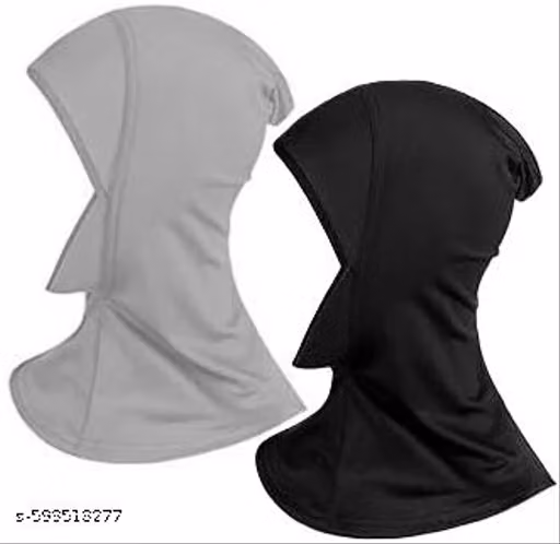 Cotton Jersey Hijab Head Wrap for Women – Soft Breathable Muslim Headscarf Pack of 2