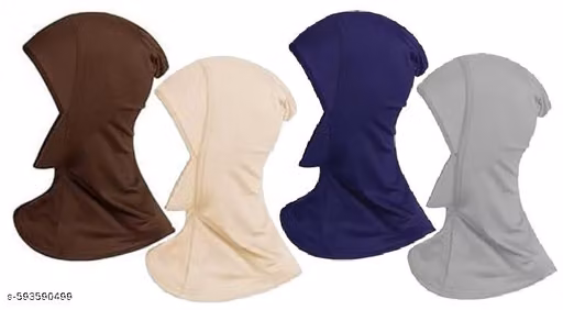 Cotton Hijab for Women – Breathable Lightweight Headscarf for Daily & Religious Wear Pack of 4