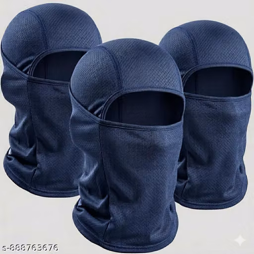 Unisex Balaclava Face Mask for Men & Women – Breathable Stretch Full Face Head & Neck Cover Pack of 3