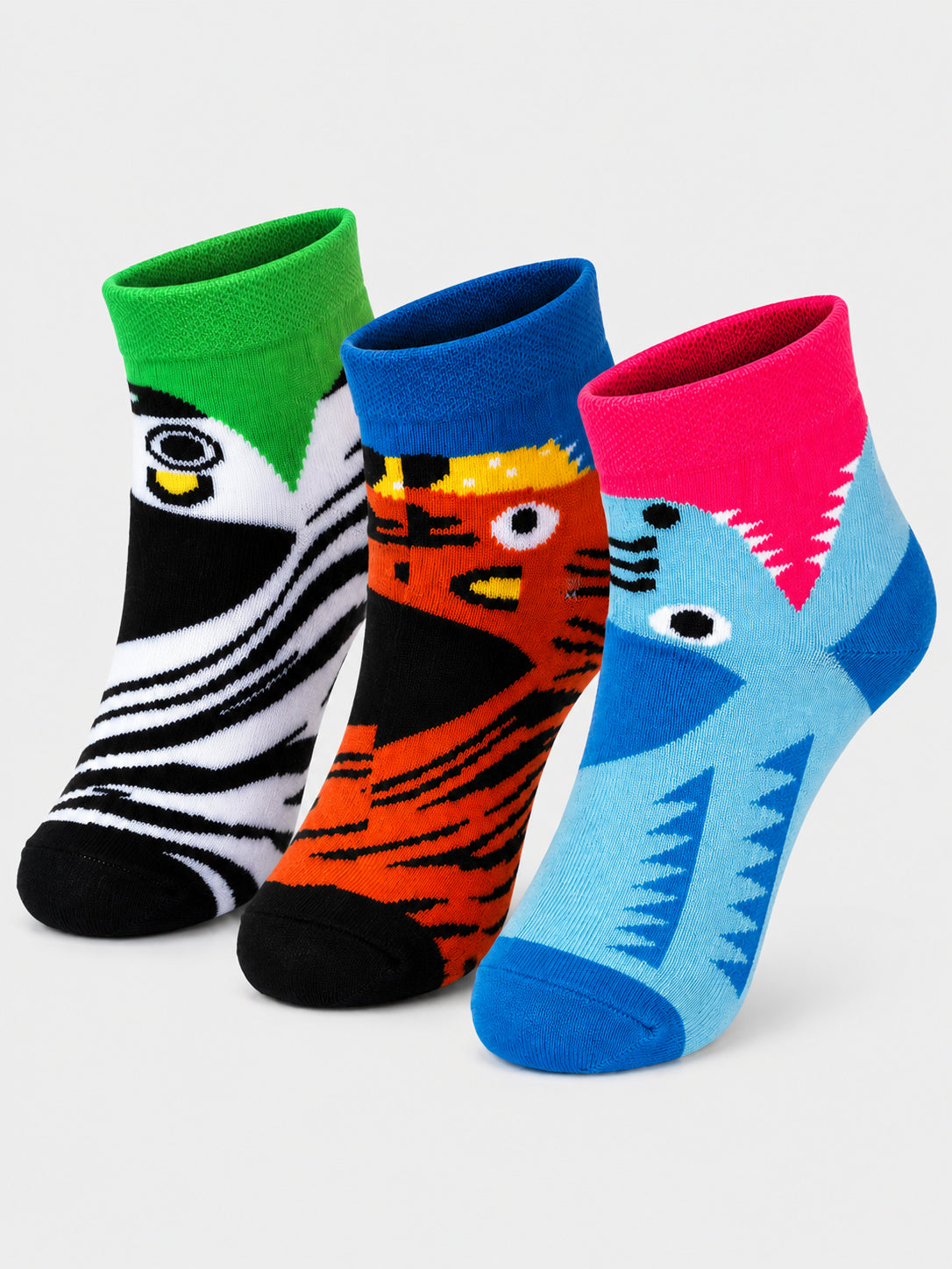 Babycare Unisex Antibacterial Super Soft Socks for Regular Wear, Everyday Comfort and Practical Multipack Use - Pack of 3