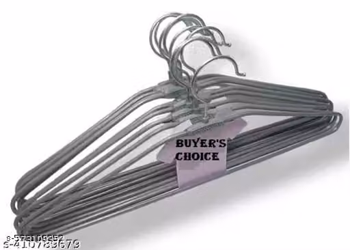 Folding Metal Clothes Hangers for Clothes – Space Saving Wardrobe Hanger Pack of 10
