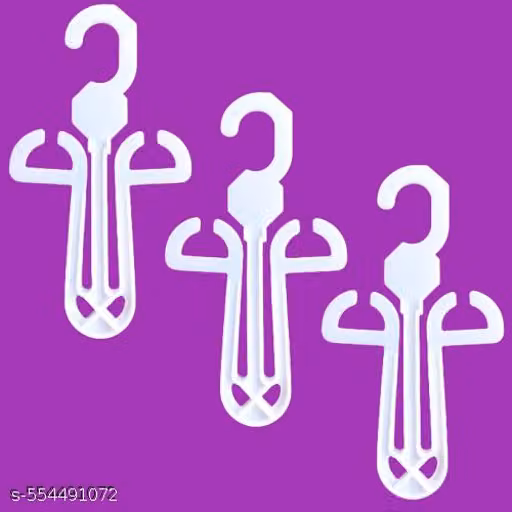 Plastic Shoe Display Hook Rack for Footwear – Space Saving Shoe Drying Hanger Pack of 20