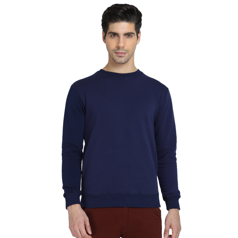 Bodycare Men’s Solid Round Neck Full Sleeve Sweatshirt