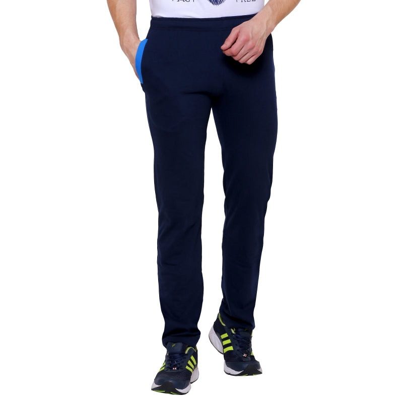Bodycare Men Cotton Single Jersey Track Pant – Placement Print, Side Pockets, Pack of 1