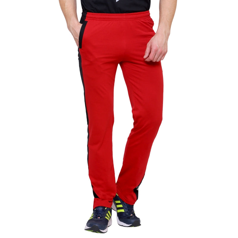 Bodycare Men Cotton Single Jersey Track Pant – Placement Print, Side Pockets, Pack of 1