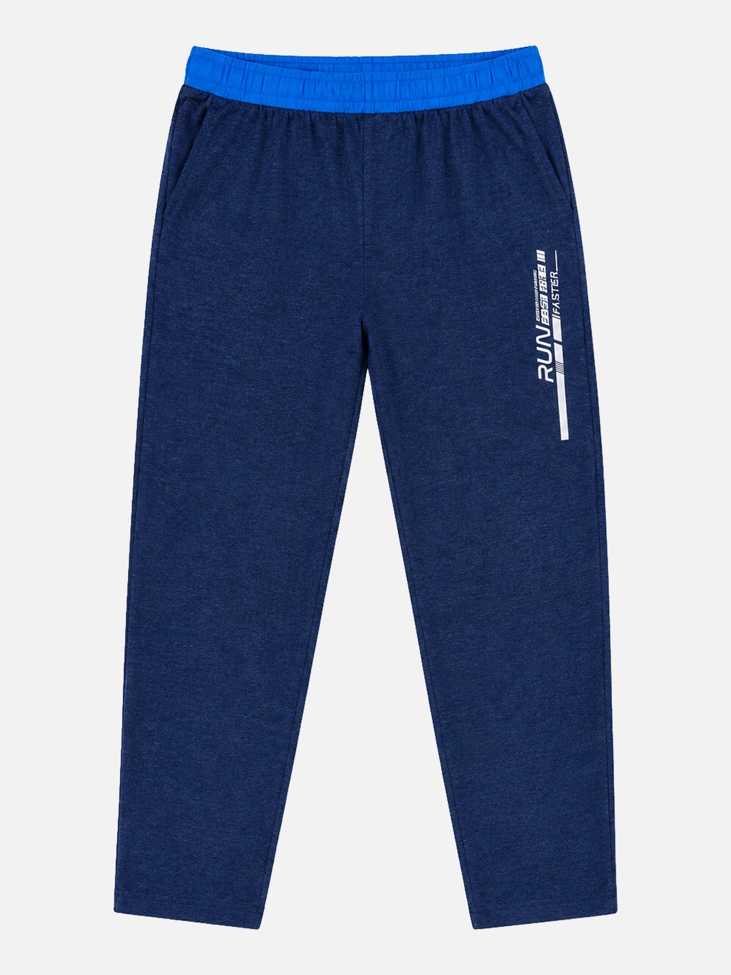Bodycare Men Polycotton Rich Track Pant – Side Pockets, Comfort Fit, Navy Melange