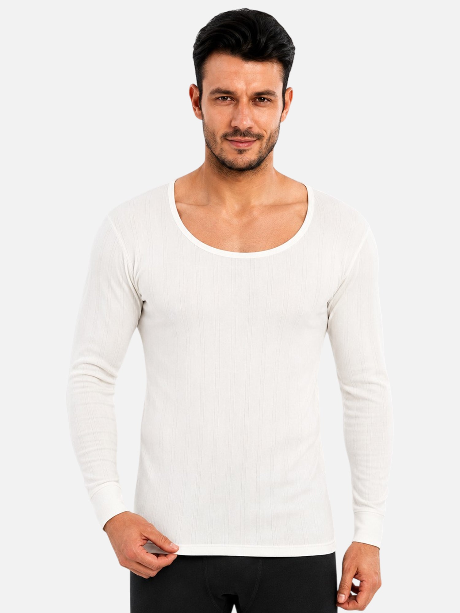 Bodycare Men Interlock Thermal Top – Round Neck, Full Sleeves, Long Length