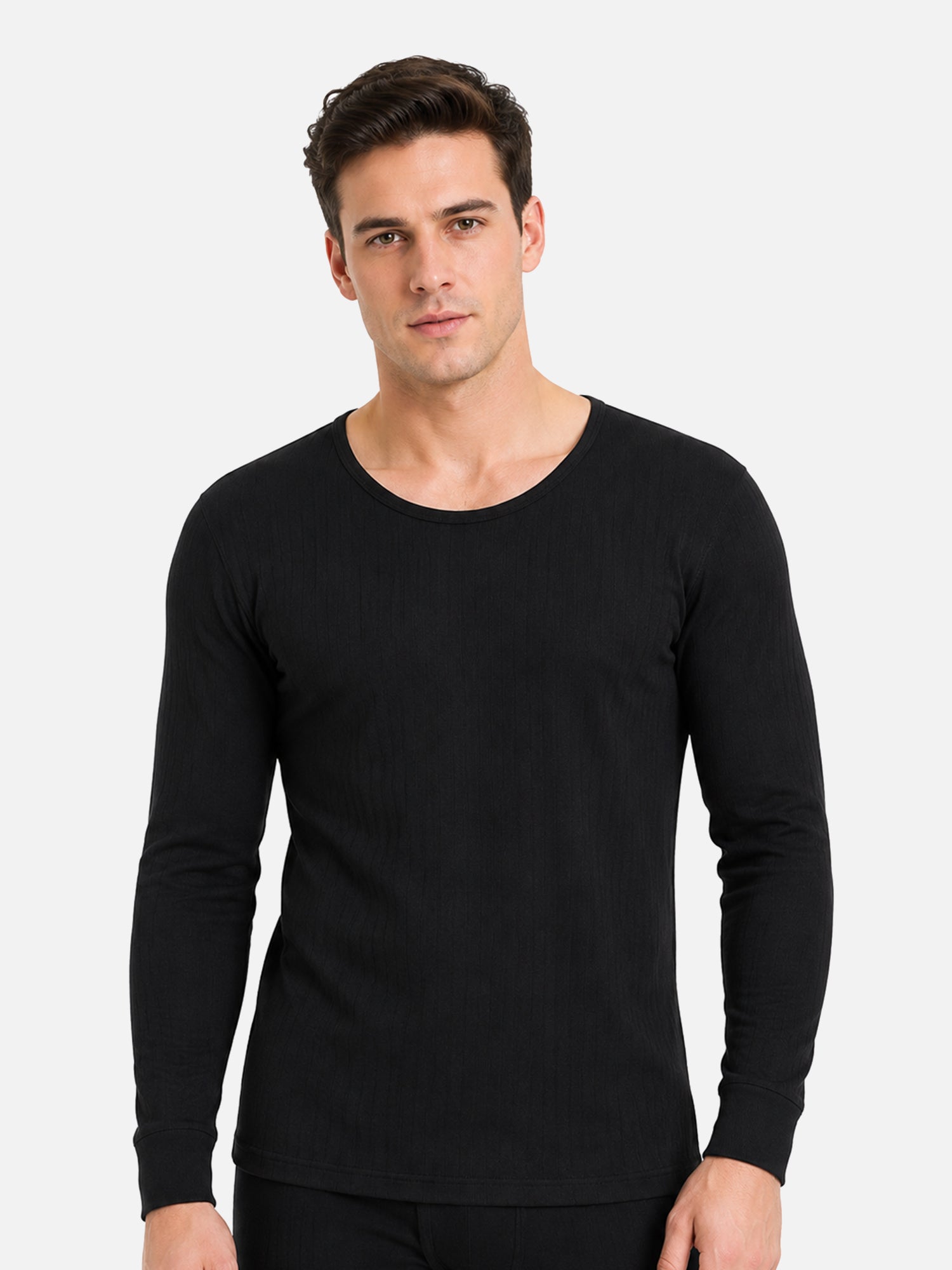 Bodycare Men Interlock Thermal Top – Round Neck, Full Sleeves, Long Length