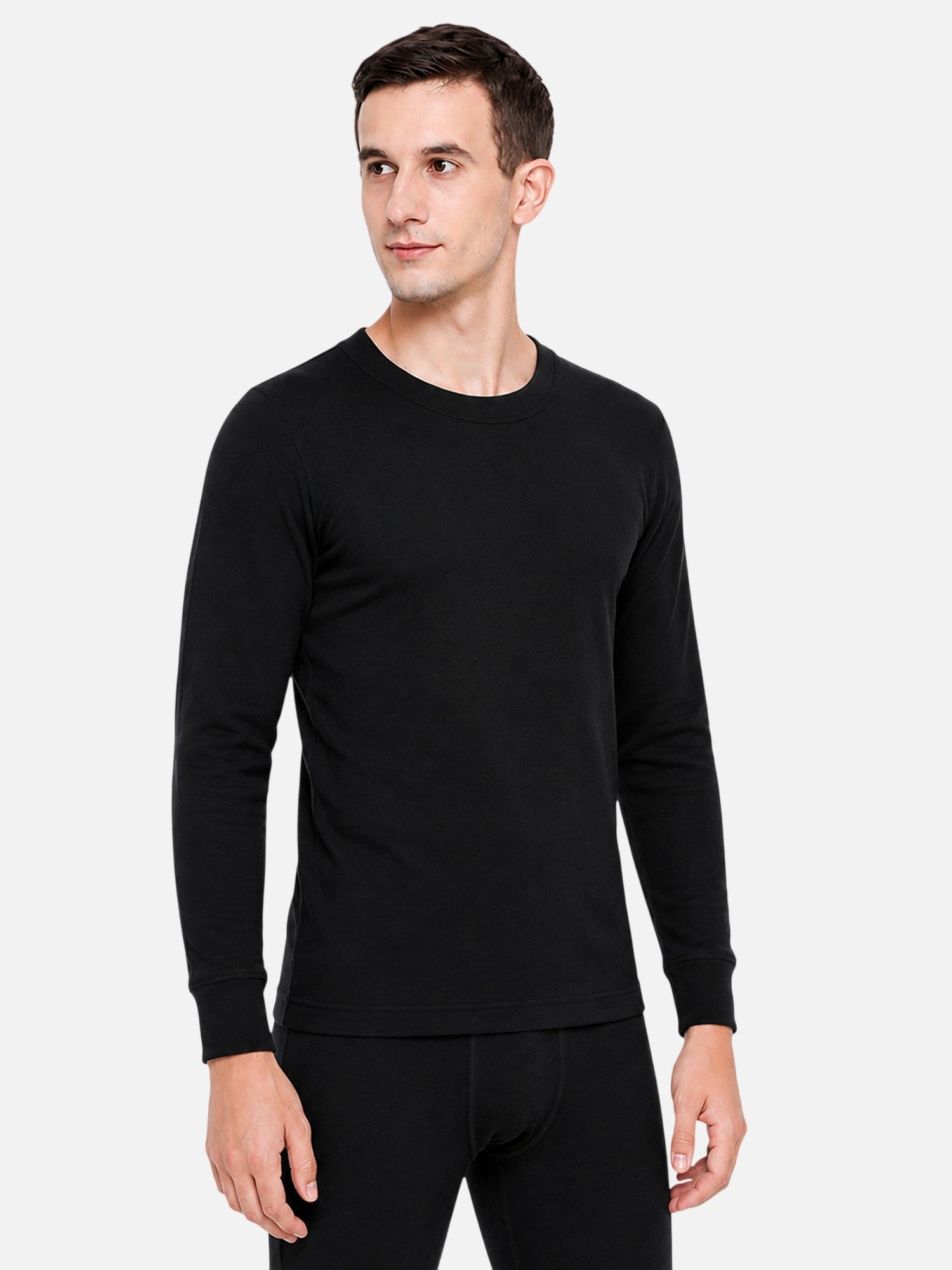 Bodycare Men Heat Max Fur Fleece Thermal Top – Round Neck, Full Sleeves, Long Length, Pack of 1