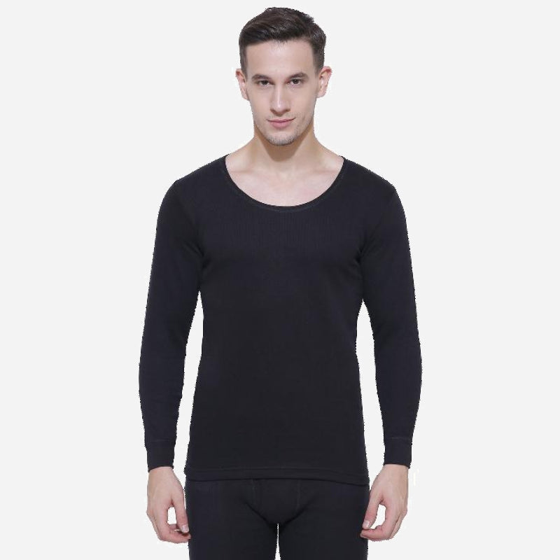 Bodycare Men Antibacterial Quilted Thermal Top – Round Neck, Full Sleeves, Long Length, Pack of 1