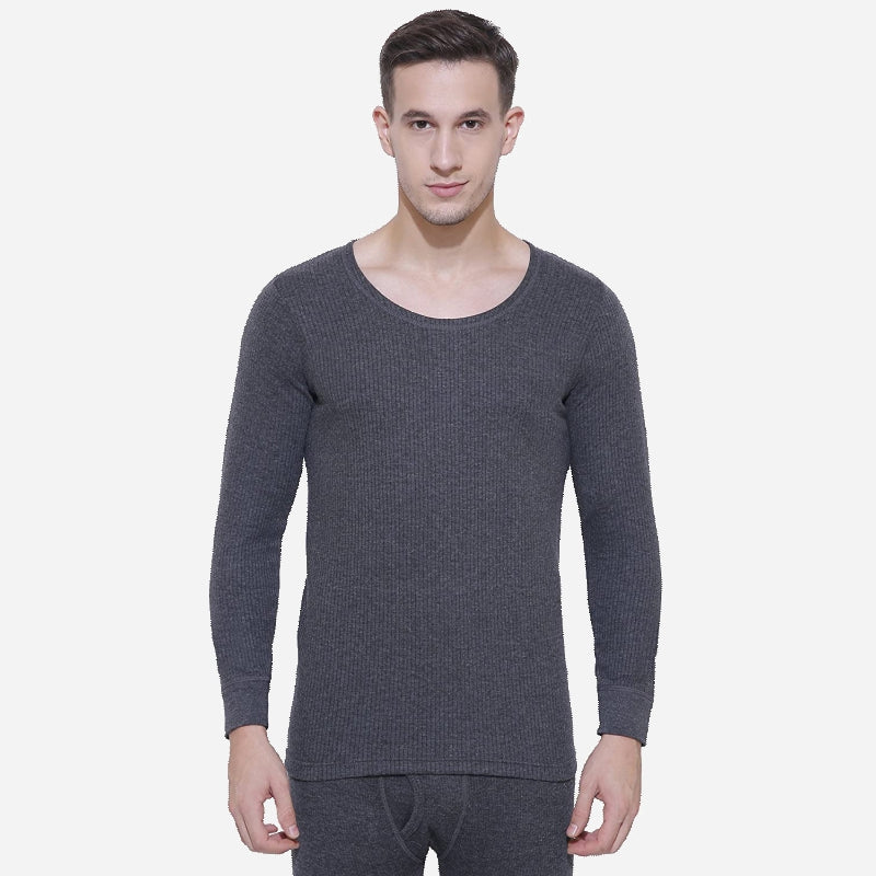 Bodycare Men Antibacterial Quilted Thermal Top – Round Neck, Full Sleeves, Long Length, Pack of 1