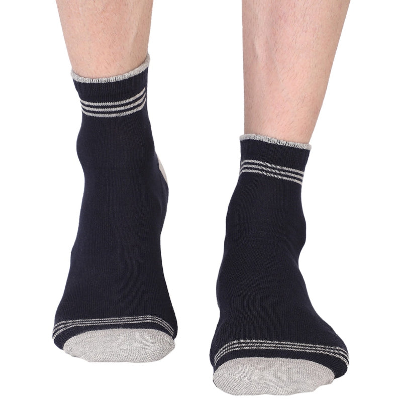 Bodycare Men Super Soft Ankle Socks – Cotton Nylon Spandex, Breathable, All Season