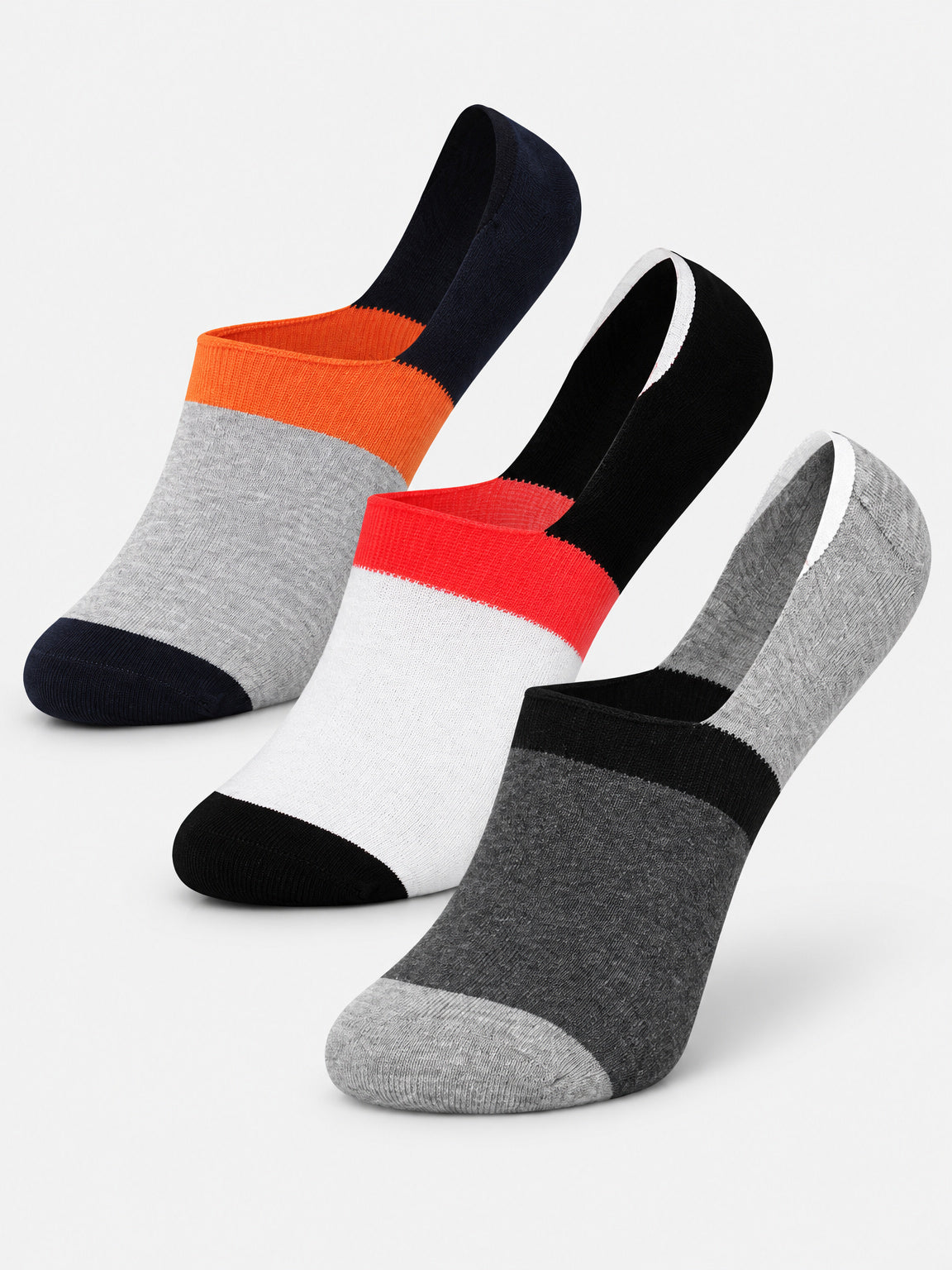 Bodycare Men’s Cotton Elastane Stretchable Loafer Socks Pack of 3