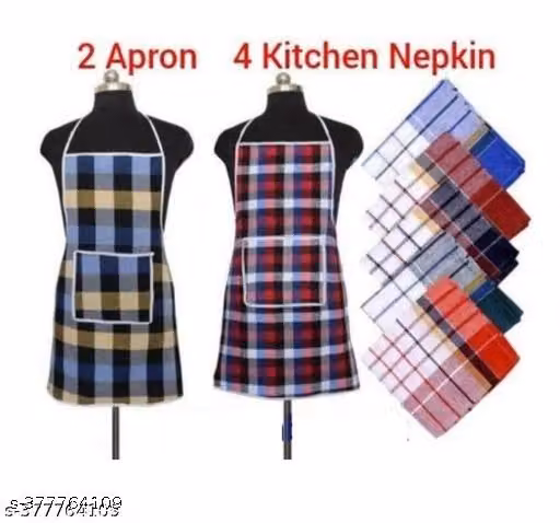 Useful Kitchen Apron for Cooking Cleaning & Household Work