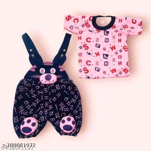 Cute Cat Print Baby Romper Soft Comfortable 0-9 Months
