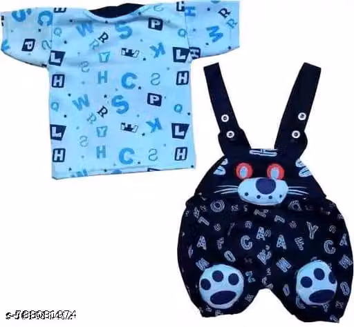 Cute Cat Print Baby Short Sleeve Romper